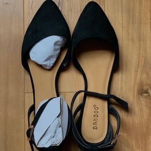 Brand new black flats